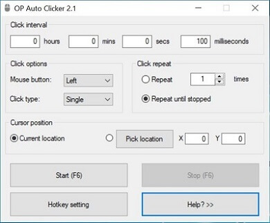 Auto clicker  Logo